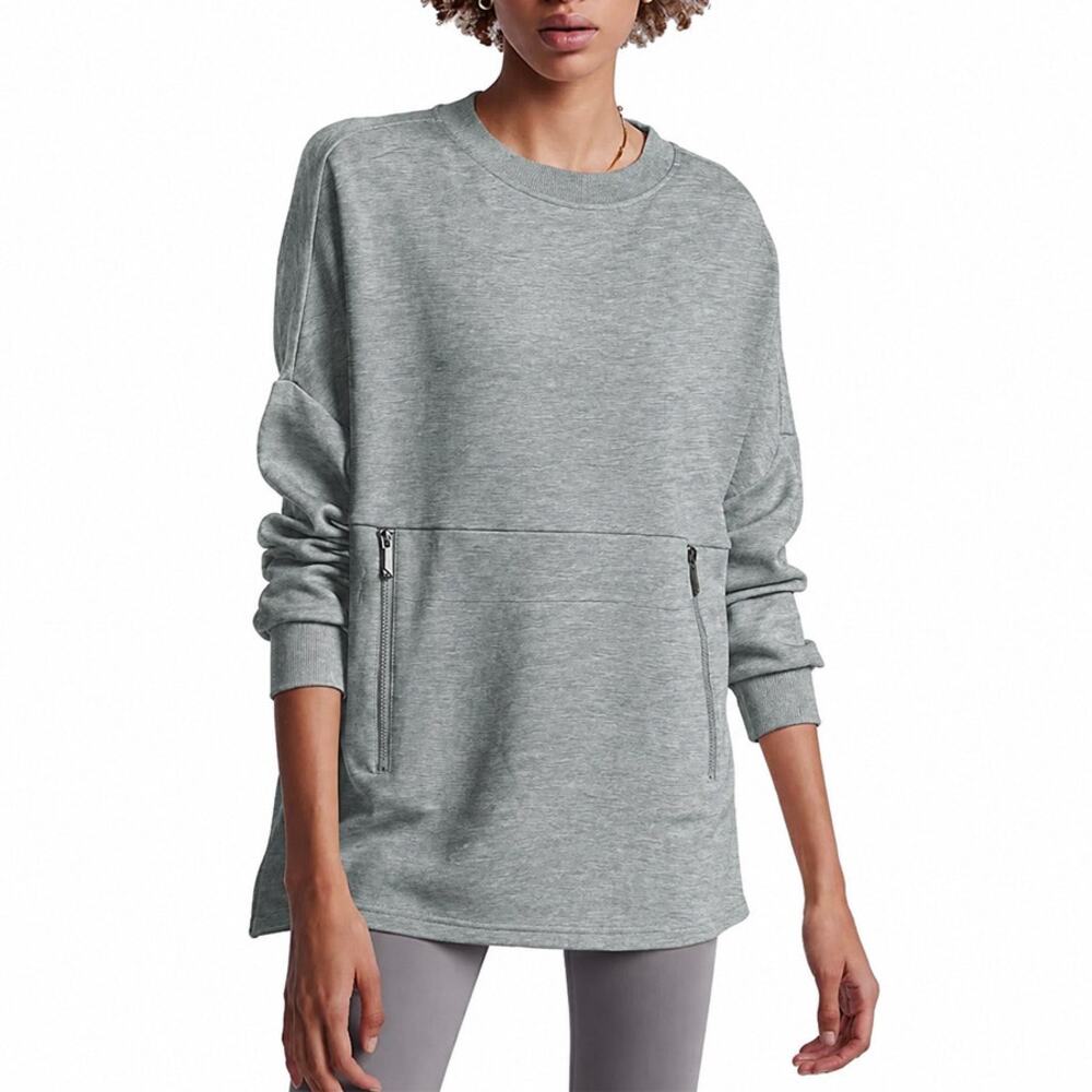 Varley Bayliss Fig Leaf Marl Oversized Sweatshirt NWT Size M